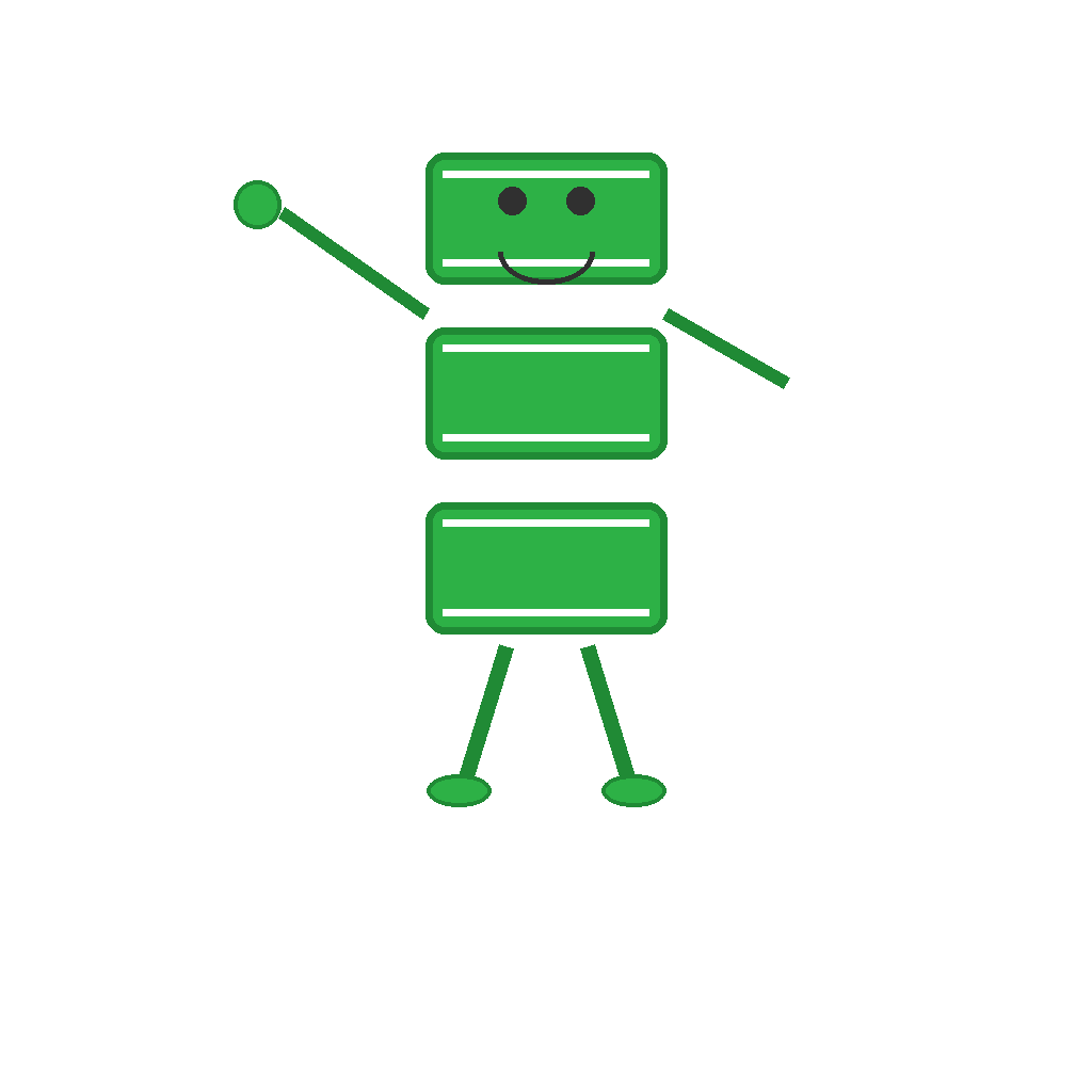 竹节吉祥物 Bamboo mascot